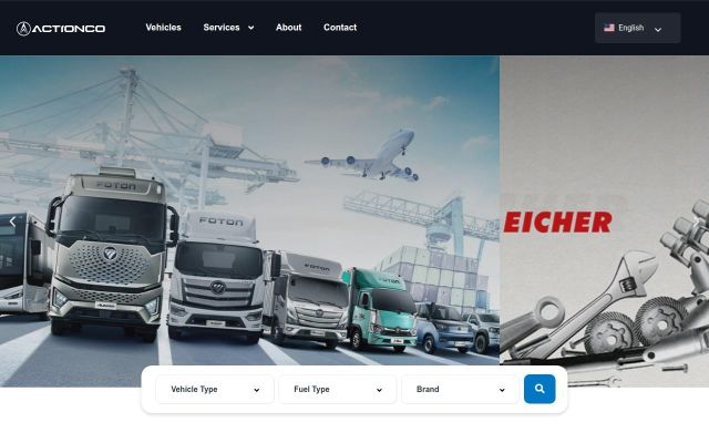 actionco.am - էկրանի պատկեր