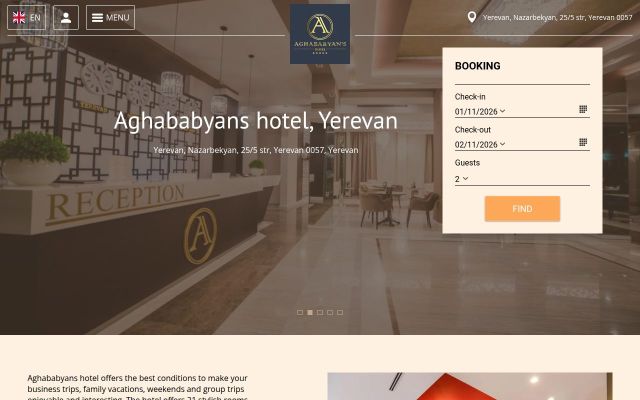 aghababyans.com - էկրանի պատկեր