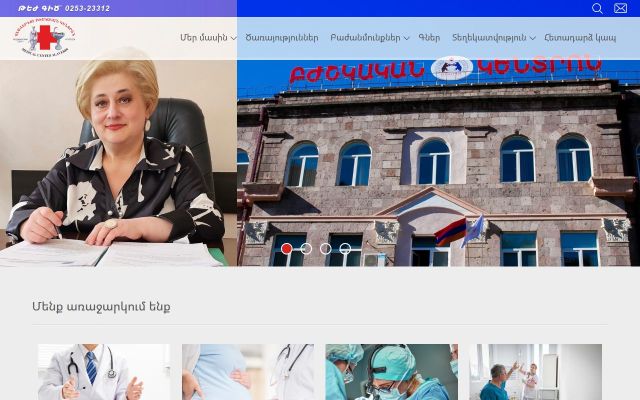alaverdimc.am - էկրանի պատկեր