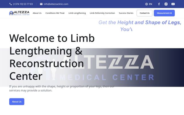 altezzaclinic.com - էկրանի պատկեր