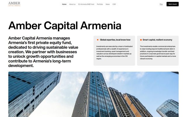 ambercapital.am - էկրանի պատկեր