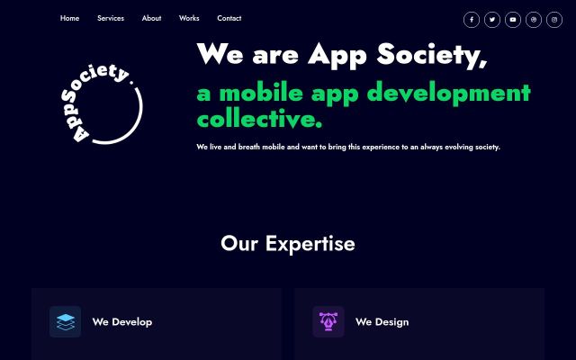 appsociety.am - էկրանի պատկեր