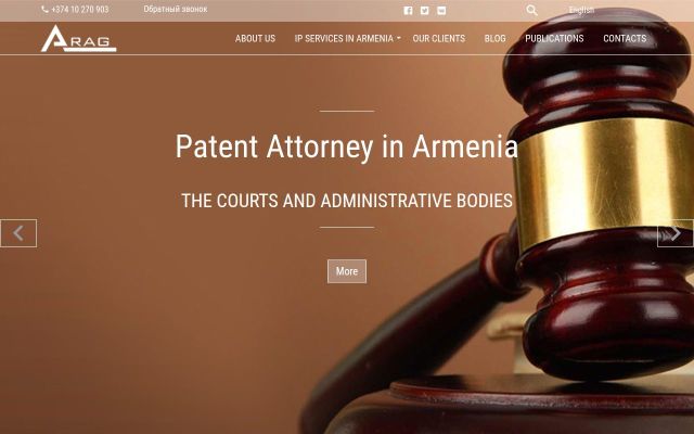 Screenshot of arag.am