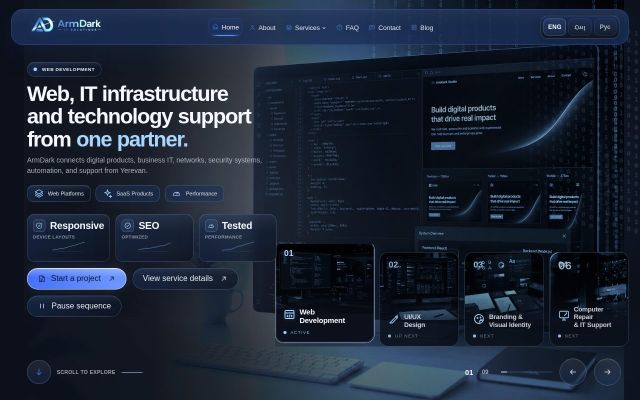 armdark.net - էկրանի պատկեր