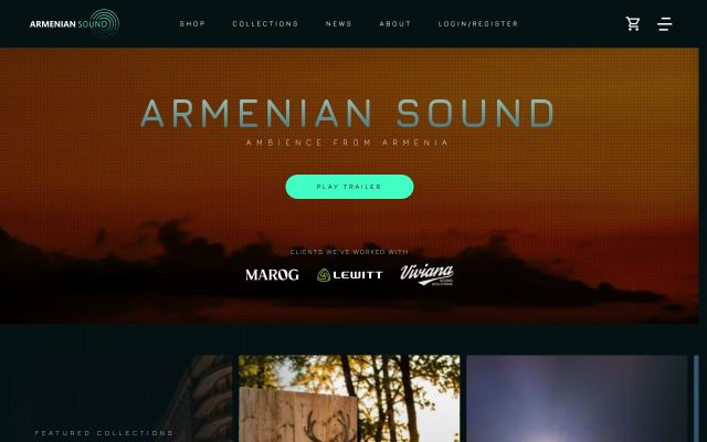 Screenshot of armeniansound.am