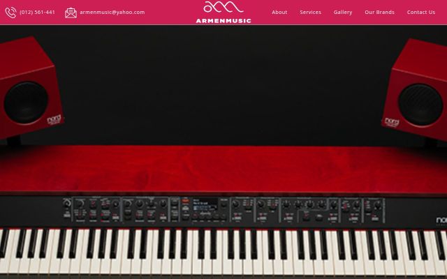 armenmusic.am - էկրանի պատկեր