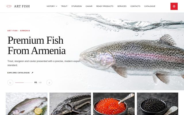 artfish.am - էկրանի պատկեր