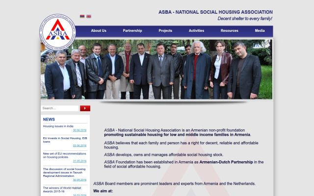 Screenshot of asba.am