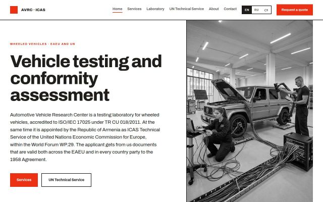 Screenshot of autocenter.am