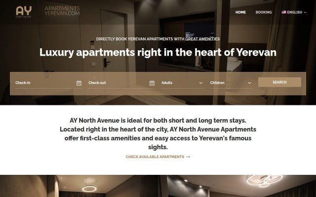 Screenshot of avenueresidence.am
