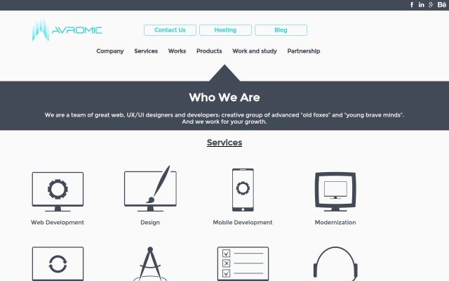 avromic.com - էկրանի պատկեր