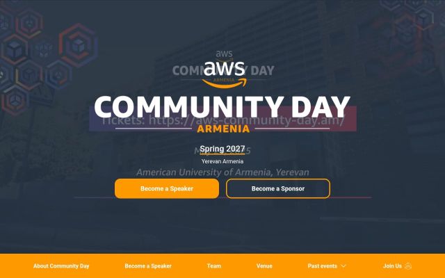 aws-community-day.am - էկրանի պատկեր