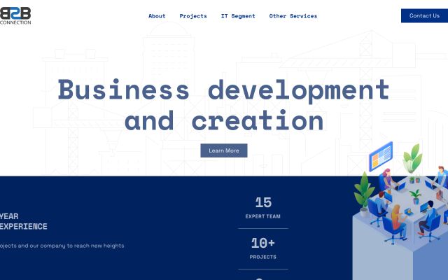 Скриншот сайта b2bhub.am