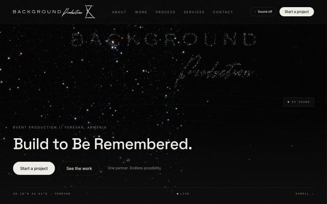 Screenshot of background.am