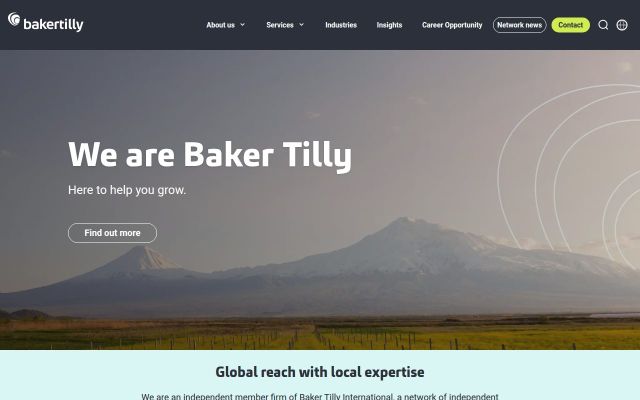 Screenshot of bakertilly.am