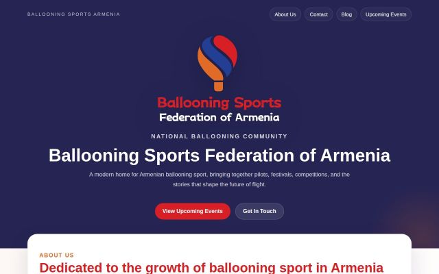 Screenshot of ballooning.am