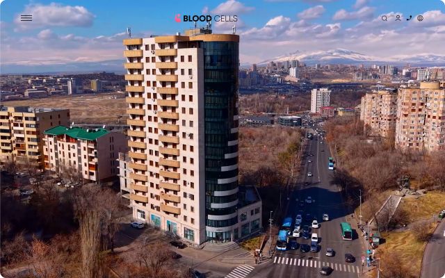 bloodcells.am - էկրանի պատկեր