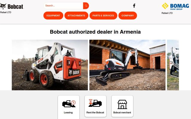 bobcat.am - էկրանի պատկեր