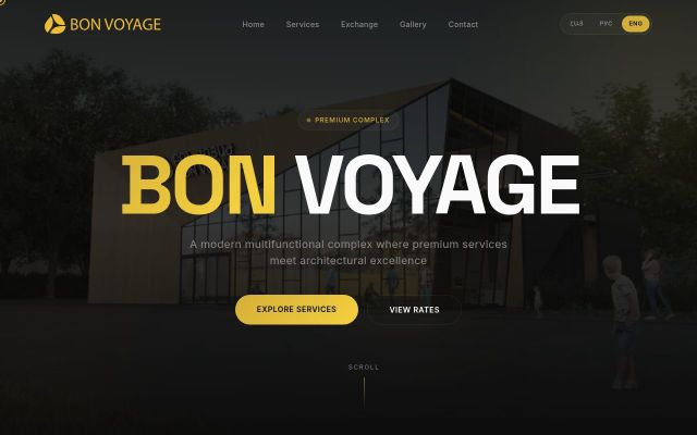bonvoyage.am - էկրանի պատկեր