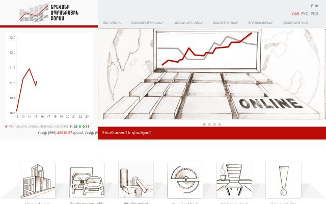 borsa.am - էկրանի պատկեր