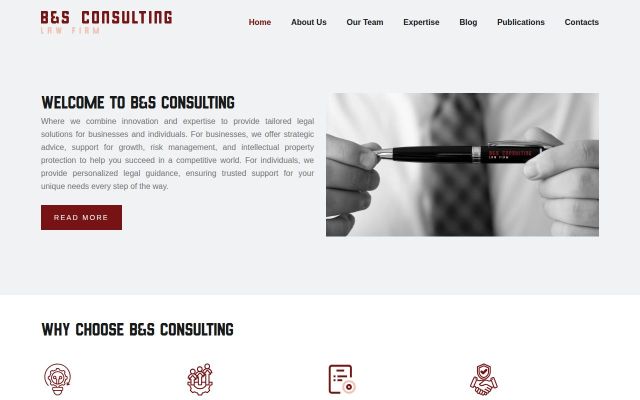 bsconsulting.am - էկրանի պատկեր