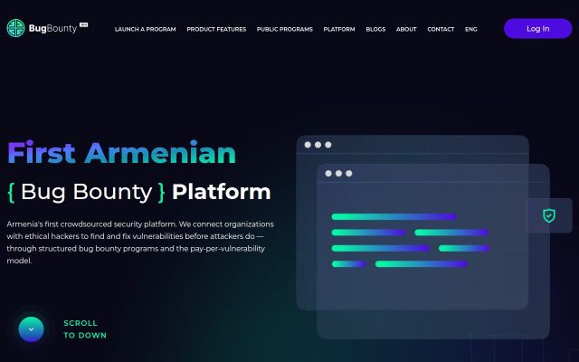 Скриншот сайта bugbounty.am