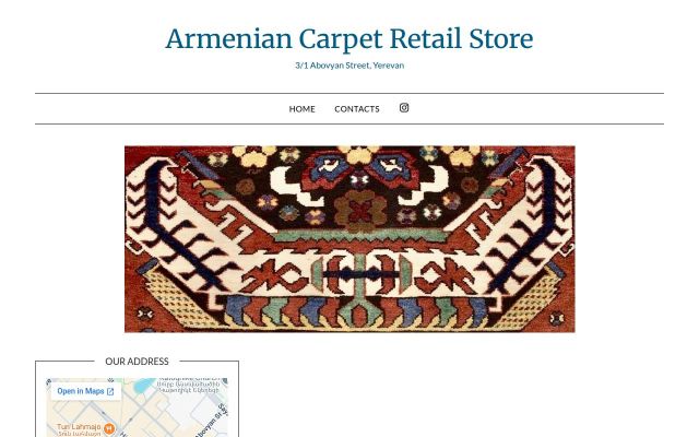 carpets.am - էկրանի պատկեր
