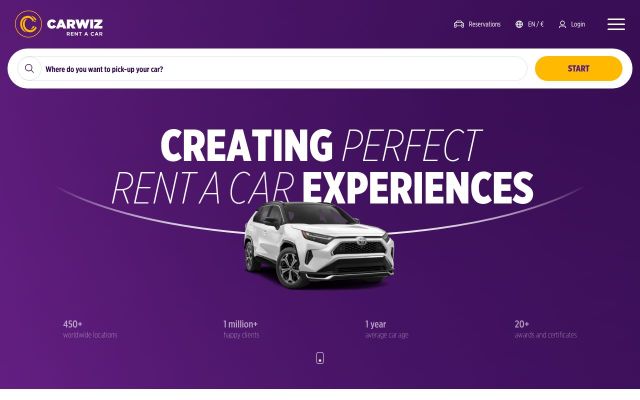 carwiz.am - էկրանի պատկեր