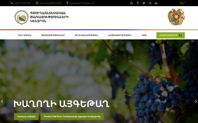 cas.am - էկրանի պատկեր