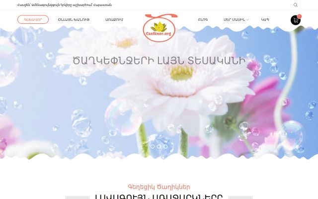 caxikner.org - էկրանի պատկեր