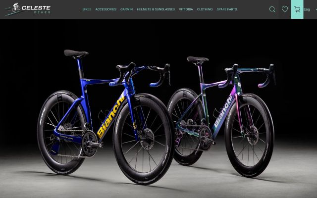 celestebikes.am - էկրանի պատկեր