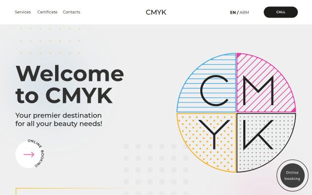 Скриншот сайта cmyk.am