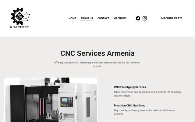 cnc.am - էկրանի պատկեր