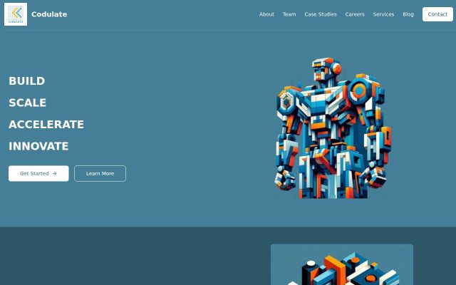 Screenshot of codulate.com