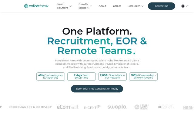 collabfabrik.com - էկրանի պատկեր