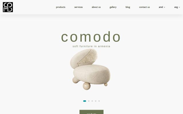 comodo.am - էկրանի պատկեր