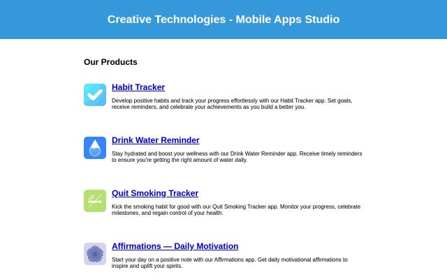 Screenshot of creativetech.am