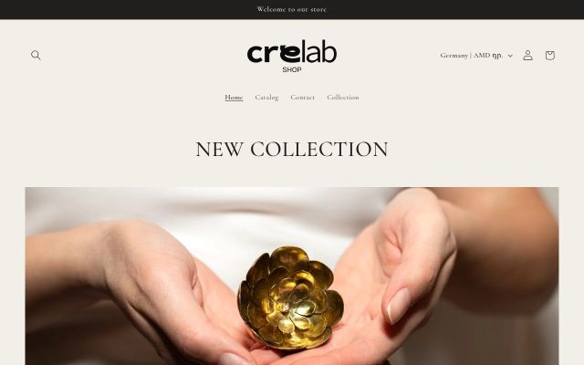 crelabshop.am - էկրանի պատկեր