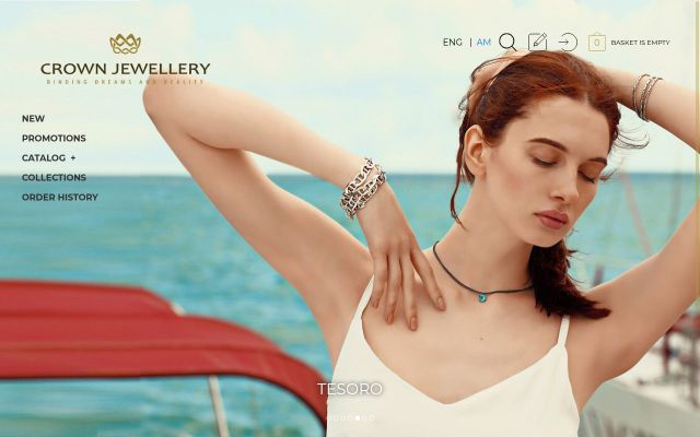 crown-jewellery.am - էկրանի պատկեր