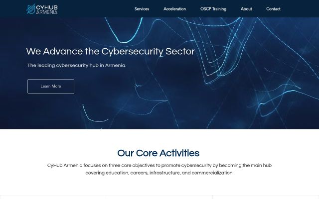 Screenshot of cyhub.am