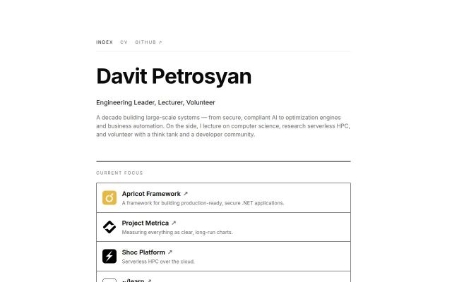Screenshot of davit.am