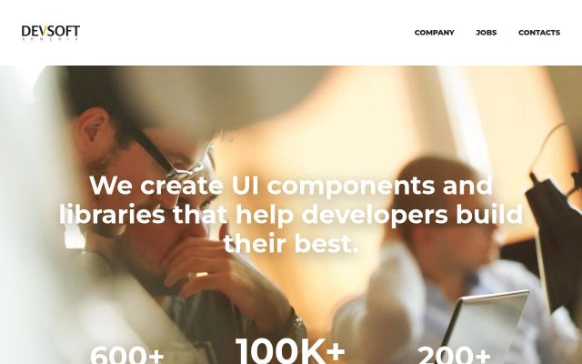 Screenshot of devsoft.am