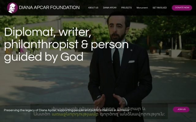 dianaapcar.foundation - էկրանի պատկեր
