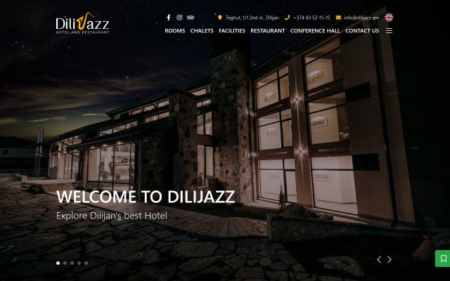 dilijazz.am - էկրանի պատկեր