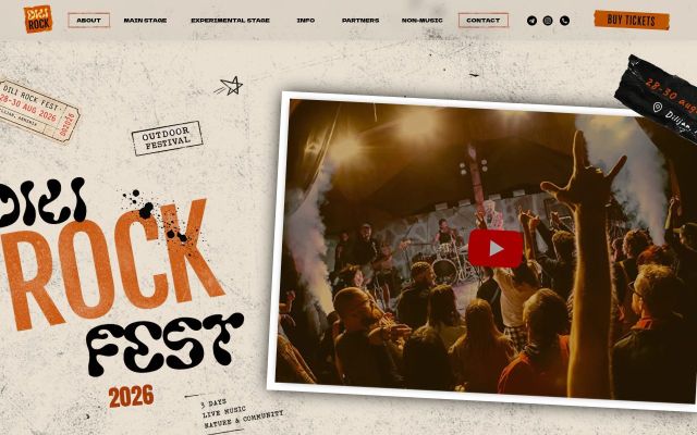dilirock.am - էկրանի պատկեր