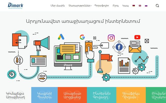 Screenshot of dimark.am