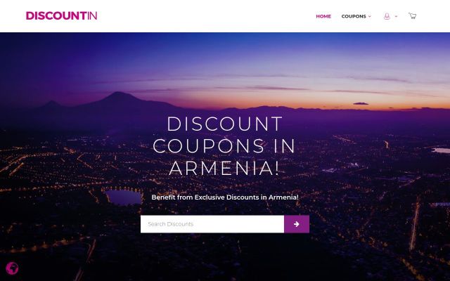 discountin.am - էկրանի պատկեր