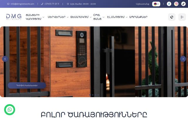 dmgnetworks.am - էկրանի պատկեր