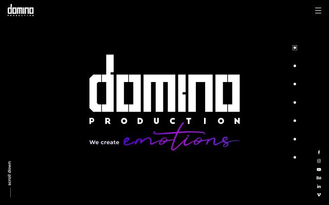 dominoproduction.am - էկրանի պատկեր