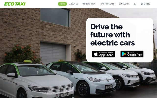 Screenshot of eco-taxi.am